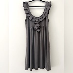 Banana Republic Ruffled Scoop Neck Dress